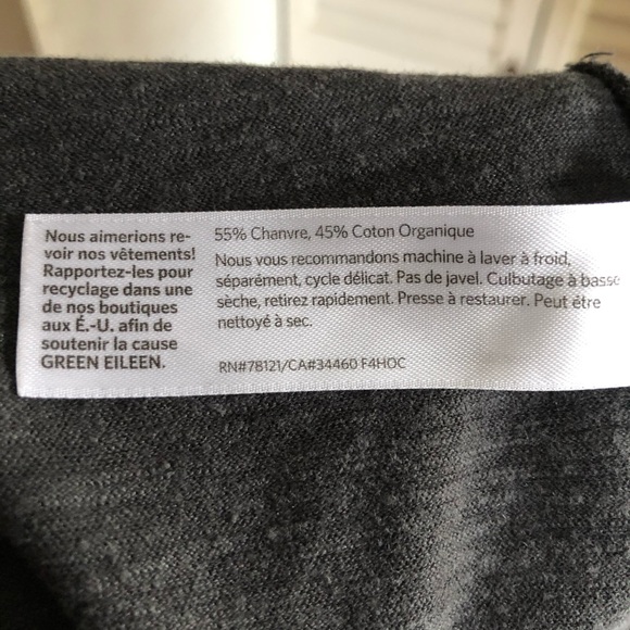 Eileen Fisher Basic Gray Sleeveless Tank Top XS - Picture 7 of 7